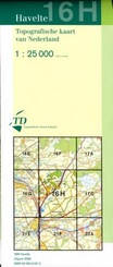Topografische kaart / Wandelkaart 16H Havelte