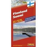 Landkaart  - wegenkaart Finland - Finnland | Hallwag