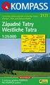 Kompass wandelkaart 2131 Západné Tatry-Westl. Tatra / Slowakije