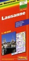 Plattegrond - Stadsplattegrond Lausanne | Hallwag City Map