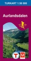 Wandelkaart 2565 Aurlandsdalen - Ulvik, topografische kaart - turkart Noorwegen | Statens - Ugland IT