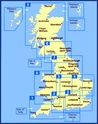 Wegenkaarten Engeland 1:200.000 AA Road Maps
