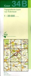 Topografische kaart / Wandelkaart 34B Goor (Achterhoek)