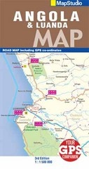 Landkaart  - wegenkaart Angola & Luanda | Mapstudio