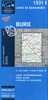 Wandelkaart 1531E - 1531 E Burie  topografische kaart  | IGN Bleue