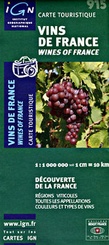 Wegenkaart - Landkaart 915 Vins de France - Wijnen van Frankrijk | IGN