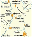 Fietskaart ADFC Radtourenkarte Blatt 20 Rhein Neckar | BVA