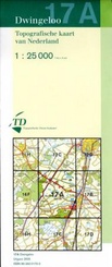 Topografische kaart / Wandelkaart 17A Dwingeloo