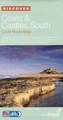 Sustrans NSCR Coast & Castles Cycle Route (Newcastle - Edinburgh) - NN1C - south sea cycle route - fietskaart Engeland / Schotland