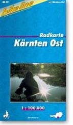 Fietskaart Radkarte Karinthië - Kärnten Ost A20 | Bikeline