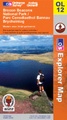 12 Topografische kaart en Wandelkaart Brecon Beacons National Park WEST OLM 12 | Ordnance Survey