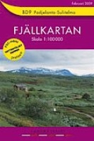 Wandelkaart BD09 Padjelanta - Sulitelma Fjällkarta Topografische kaart Zweden | Lantmateriet