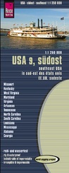 Landkaart - wegenkaart USA 09. Zuid-Oost | Reise Know How