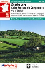Wandelgids GR 654 Namen - Vezelay (Santiago de Compostela - Sint Jacobsroute) | FFRP