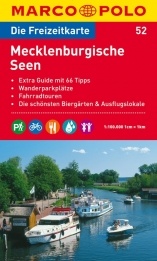 Wegenkaart - landkaart 52 Marco Polo Freizeitkarte Mecklenburgische Seen | Marco Polo