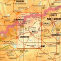 Shocart 08 KRUŠNÉ HORY, MOSTECKO - Erzgebirge - Brüx   / Wandelkaart Tsjechie