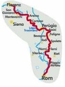 Fietsgids Radfernweg Florenz - Rome (Florence - Rome) | Bikeline