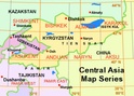 Wegenkaart - Autokaart - Landkaart Karakol ( China, Kazakhstan, Kyrgyzgstan )  | EWP
