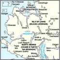 Wandelkaart Schotland Landranger 013 West Lewis & North Harris | Ordnance Survey