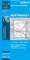 Wandelkaart 2528O - 2528 O Montmarault (Auvergne ) topografische kaart | IGN