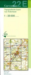Topografische kaart / Wandelkaart 22E Coevorden