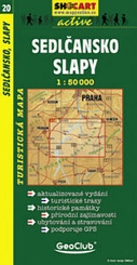 Shocart 20 SEDLČANSKO, SLAPY - Sedlcany - Slapy-See  / Wandelkaart Tsjechie