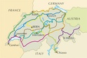 Fietsgids Cycletouring in Switzerland - Zwitserland | Cicerone