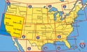 Wegenkaart - Landkaart - Autokaart 07 South Central, Central Plains & Mississippi Valley ( Kansas, Missouri, Oklahoma, Arkansas, Illinios )| Hallwag