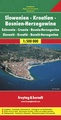 Wegenkaart - Landkaart Slovenië - Kroatië - Bosnië - Herzogovina | Freytag & Berndt