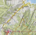 Dimap wandelkaart Ceahlau Massif - Roemenie