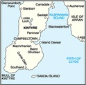 Wandelkaart Schotland Landranger 068 South Kintyre & Campbeltown | Ordnance Survey