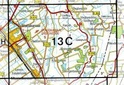 Topografische kaart / Wandelkaart 13C Musselkanaal