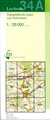 Topografische kaart / Wandelkaart 34A Lochem