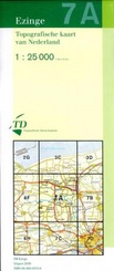 Topografische kaart / Wandelkaart 7A Ezinge