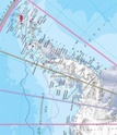 Wandkaart Antarctica - Zuidpool met strips | Maps International Wandkaart Antarctica - Zuidpool | Maps International