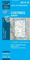 Wandelkaart 3414O - 3414 O Custines - Nomeny topografische kaart | Institut Géographique National IGN