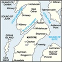 Wandelkaart Schotland Landranger 062 North Kintyre & Tarbert | Ordnance Survey