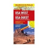 Wegenkaart  - landkaart USA West | Marco Polo