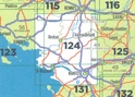 Wegenkaart - Landkaart 124 fietskaart Nantes - Châteaubriant - Ancenis - St. Nazaire - Redon | IGN