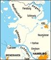 Fietskaart ADFC-Radtourenkarte Blatt 01 Nordfriesland/Schleswig