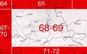 Topografische kaart 68-69 Arlon / Sterpenich 1:50.000 Wandelkaart Belgie
