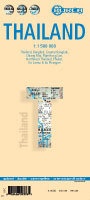 Landkaart - wegenkaart Thailand | Borch Map
