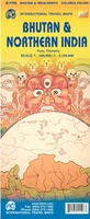 Wegenkaart - landkaart Bhutan & Northern India | ITMB