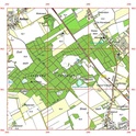 Topografische kaart / Wandelkaart 12E  Zuidlaren