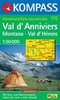 Kompass wandelkaart 115 Val d'Anniviers-Montana-Val d'Hérens