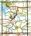 Topografische kaart / Wandelkaart 6F Zoutkamp