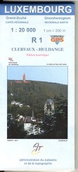 Wandelkaart Luxemburg R1 Clervaux - Huldange - Weiswampach