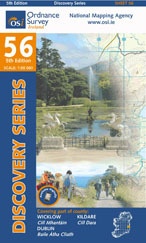 Wandelkaart Ierland 56 Wicklow, Dublin, Kildare discovery | Ordnance Survey
