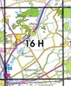 Topografische kaart / Wandelkaart 16H Havelte