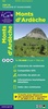 Wandelkaart - Fietskaart Monts d'Ardèche | IGN 75000